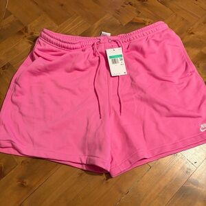 NWT Nike Fleece Sweat Shorts Pink Terry Above The Knee - Men’s XL FN3520-675